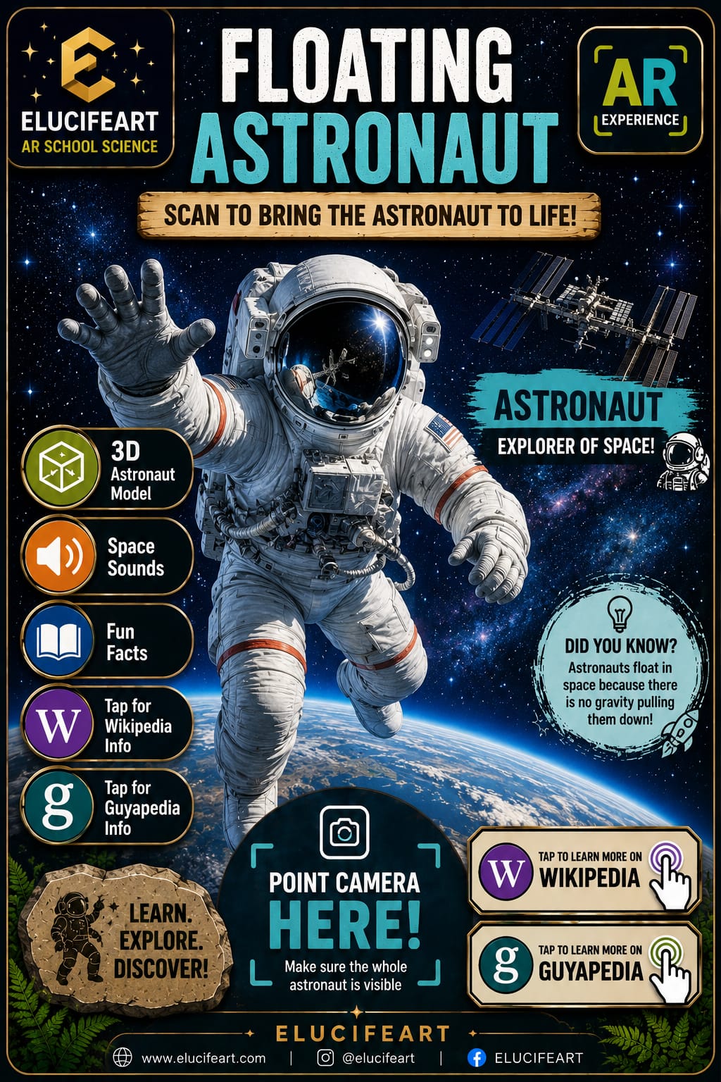 Space & Astronaut AR